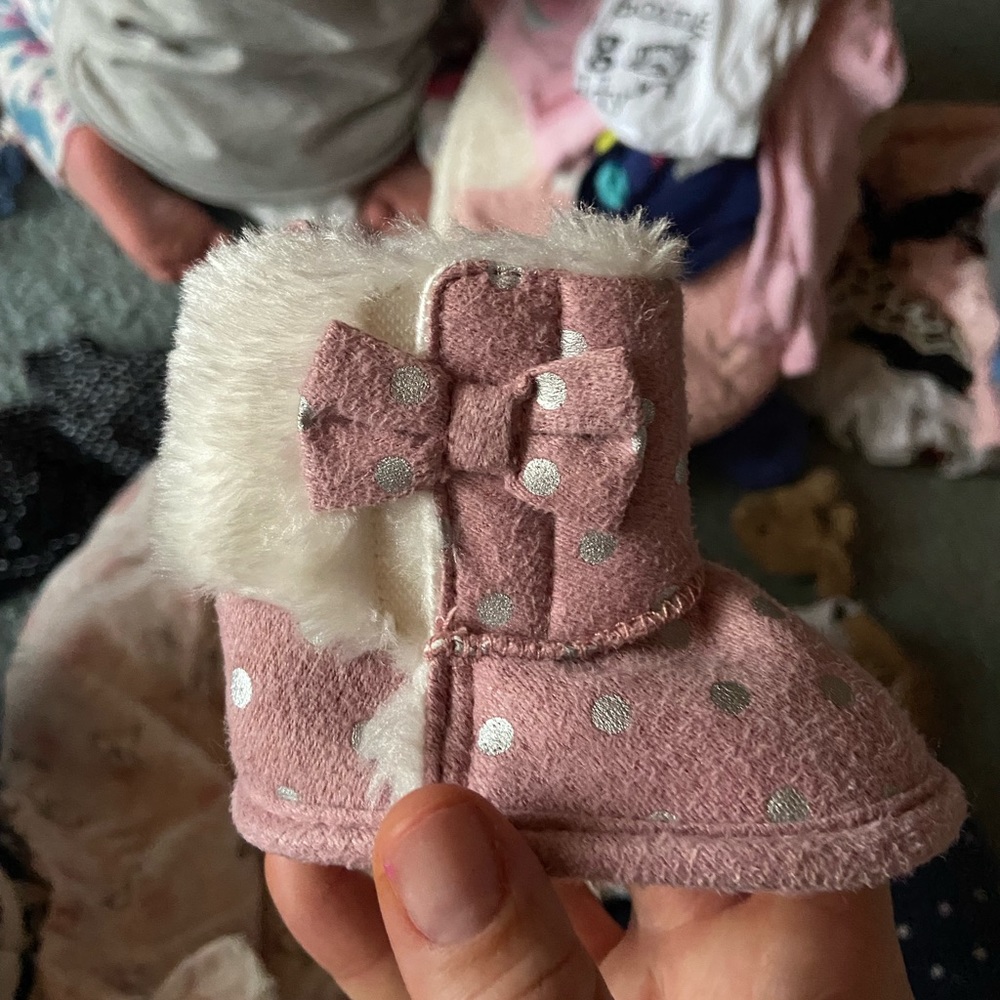 Baby girl booties